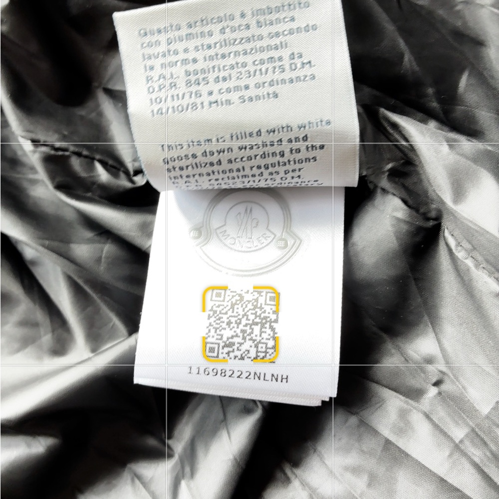 Moncler Black Jacket with Comic Patch - image 6